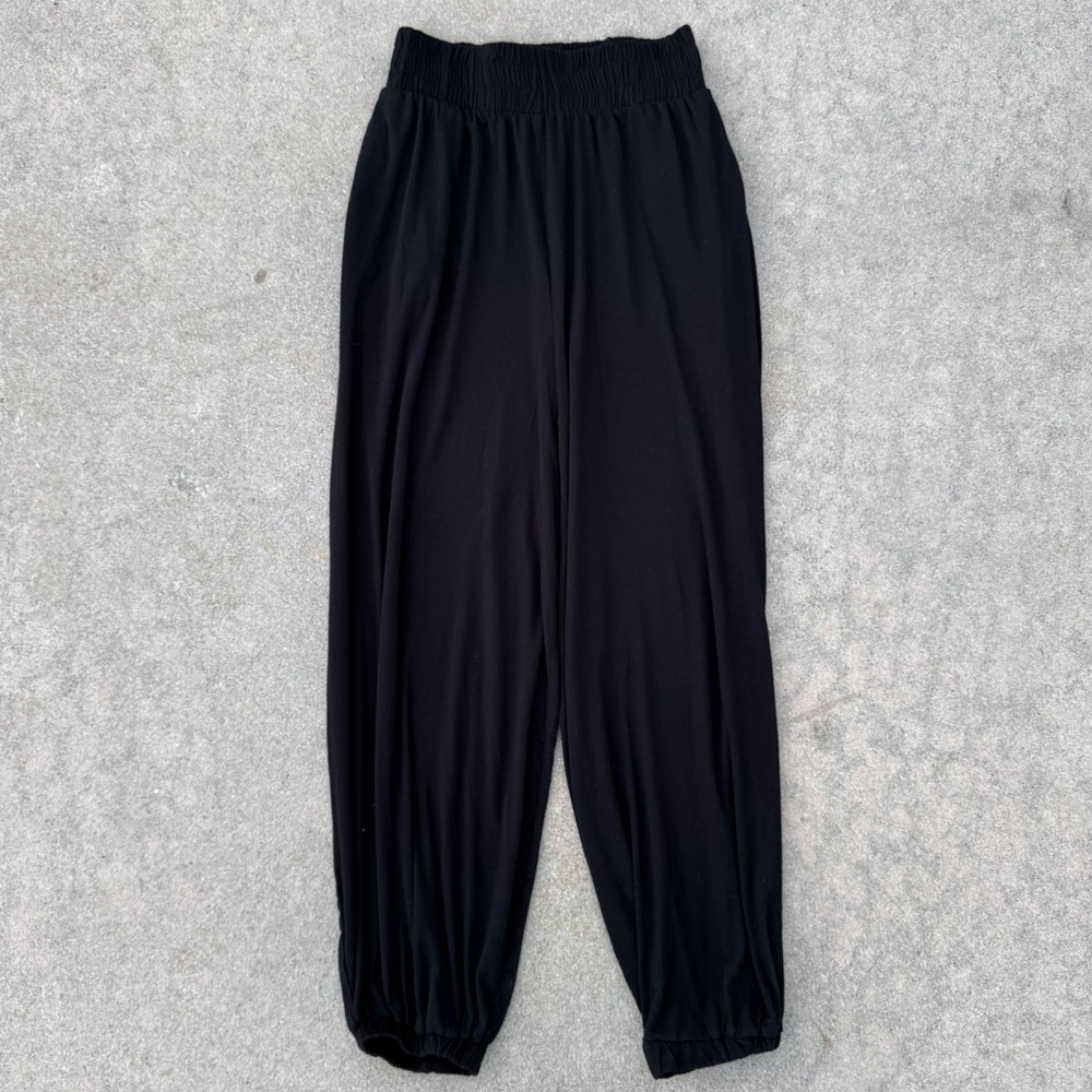 Free People FP Beach Ali High Waist Balloon Pants in Black Size small preloved - Picture 2 of 10
